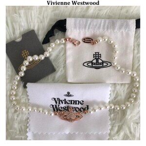 NWT Vivienne Westwood Mini Bas Relief Choker Necklace